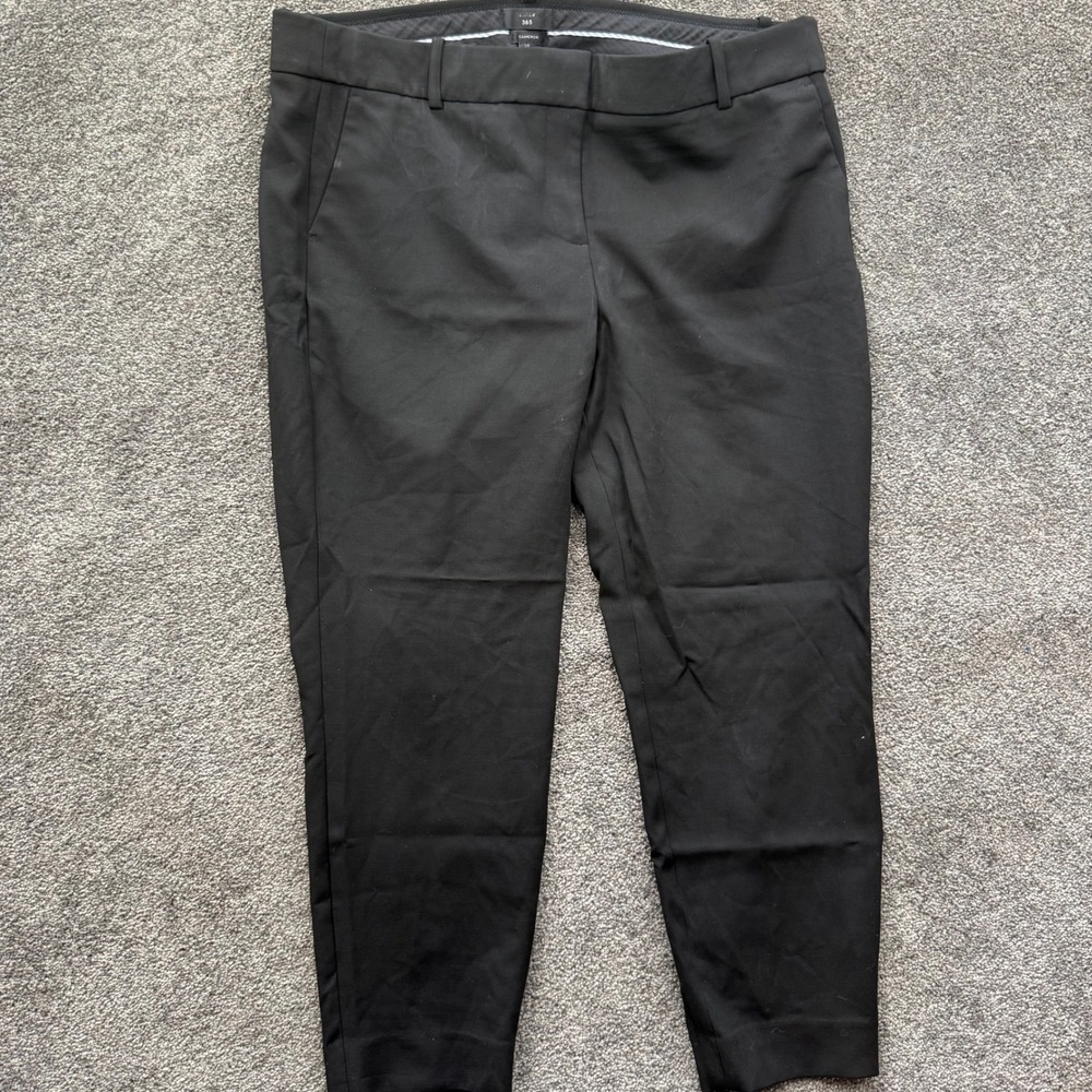 J.Crew 365 Cameron Black Slim Ankle Pants G8547 Women Size 18